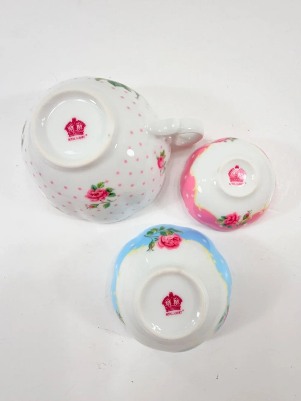 Royal Albert‎ New Country Roses Porcelain Baking Bliss Measuring Cups Set Of 3